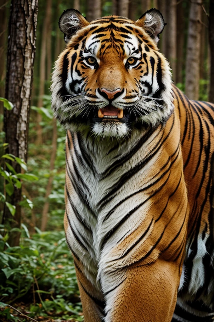 Tiger with background