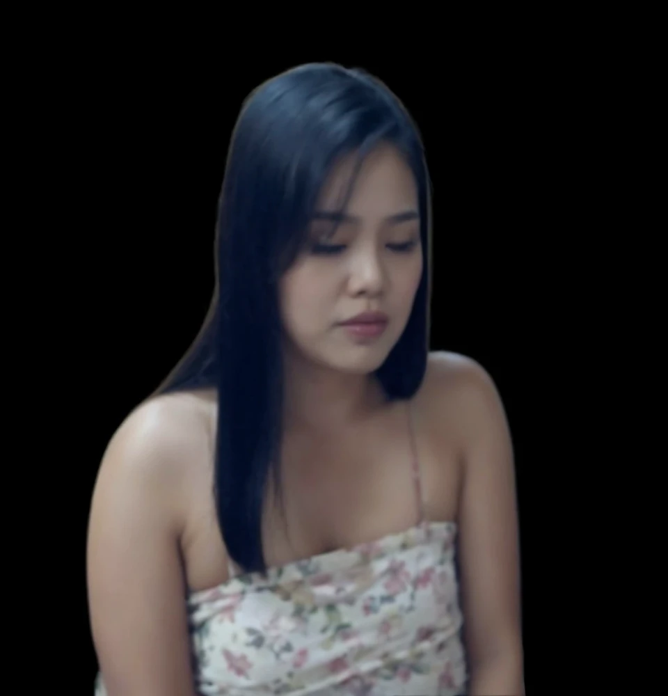 " 2woman, 35 Years Old, Indonesian , Lesbian Scene, Tank Top, big , full body, Curvy body, sharing Passionate hug and eating pussy