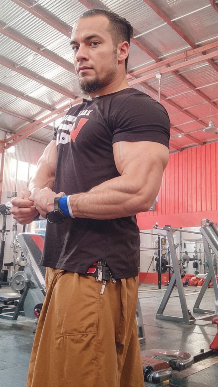 more muscular