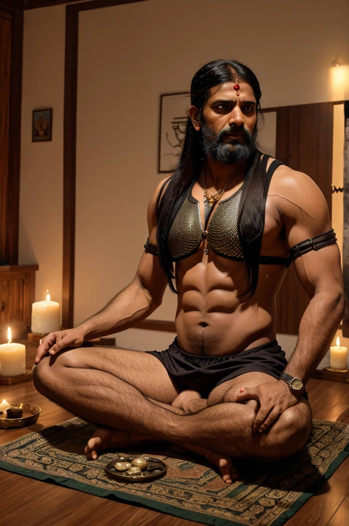 Dronacharya’s visit and the demand for guru dakshina.