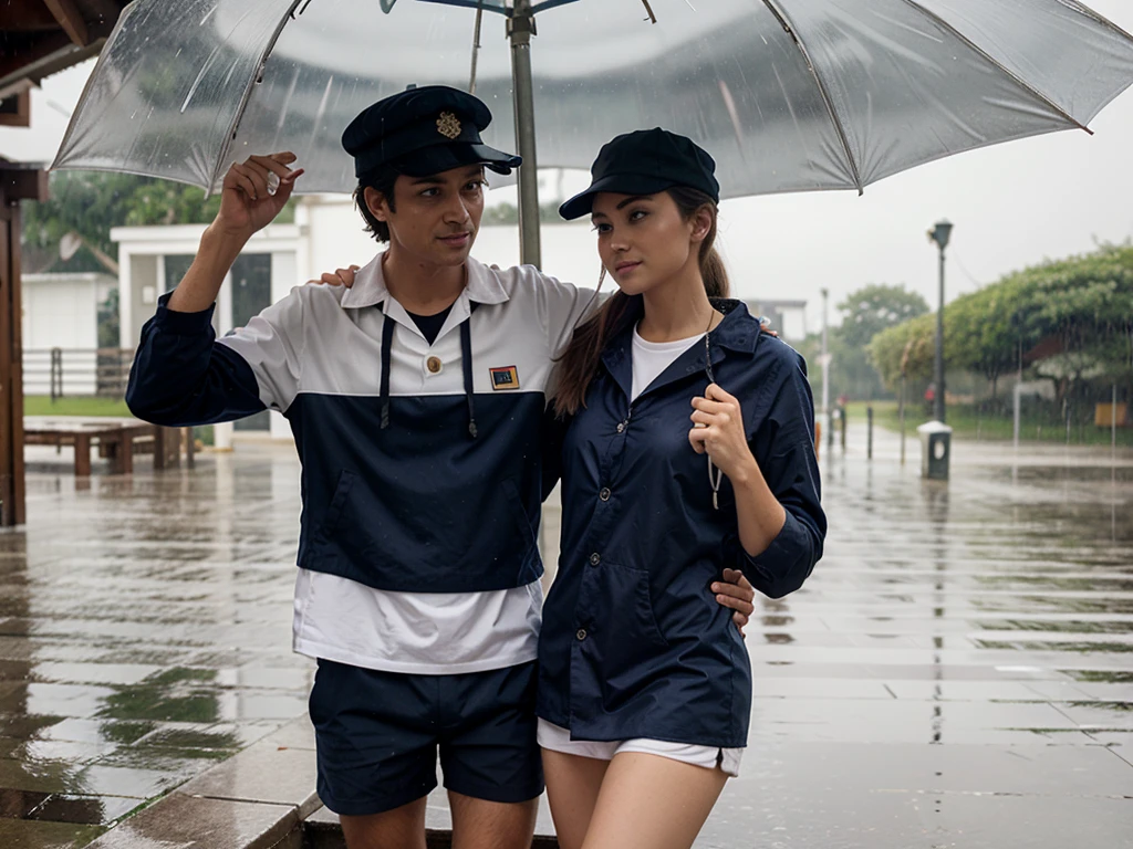 Rainy day and daysailer
