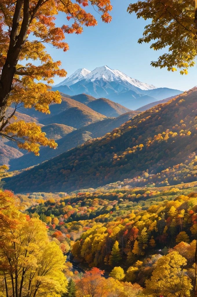 Autumn scenery、Mountain