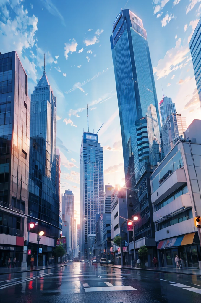 Dawn Sky、building、No people