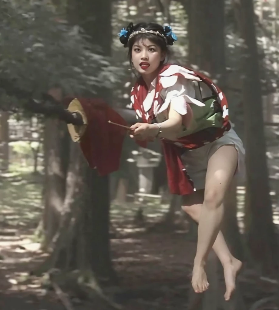 angry,Beauty,Red lipstick,Barefoot