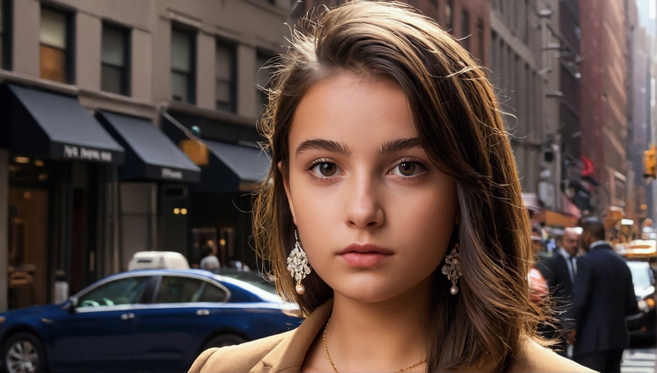 fille brune ,20ans , new york