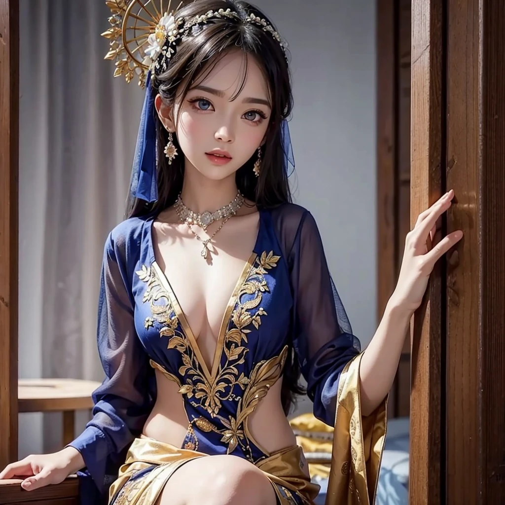 Beautifully decorated eyes
