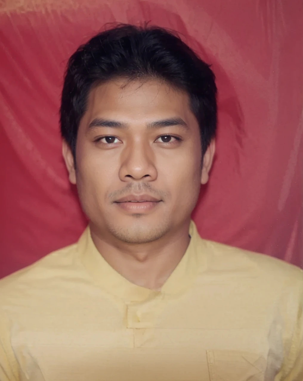 Indonesian men wearing yellow shirts