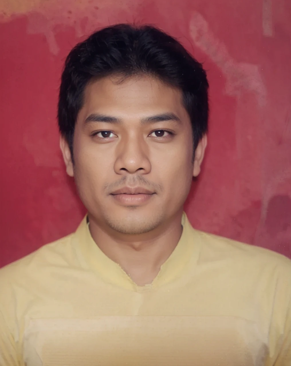 Indonesian men wearing yellow shirts