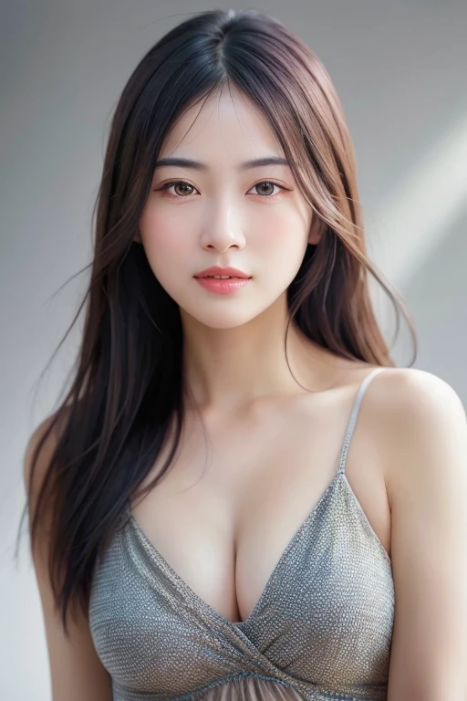 Dressed, (photo Realistic:1.4), (hyper Realistic:1.4), (Realistic:1.3),
(Smoother lighting:1.05), (映画の照明Improvement of quality:0.9), 32K,
One Girl,20-year-old girl, Realistic lighting, Backlight, Light on the face, Ray Tracing, (Bright light:1.2), (Improvement of quality:1.4),
(Highest Quality Real Texture Skins:1.4), Detailed drawn eyes, Face drawn in detail, quality eyes,
(tired, Sleepy and satisfied:0.0), Face close-up, Sundress,
(Enhances the body line:1.1), (Enhances the beauty of skin texture:1.1)