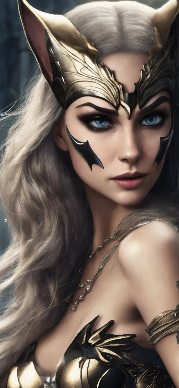 I want a cat woman and a fairy, they must be sad because they were betrayed, character