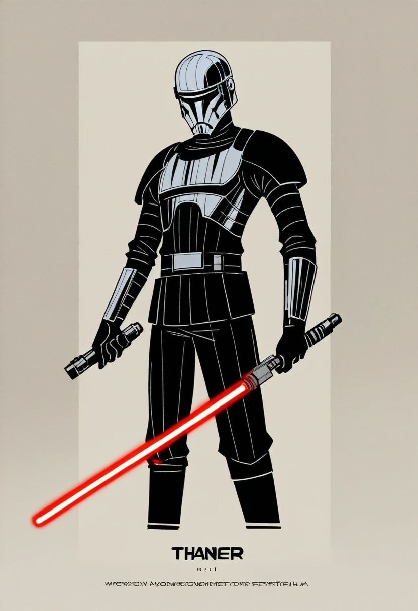 A inquisitor, sith with red lightsaber, concept art, stranger, fighter, star wars, black and silver heavy armor, heavy helmet, frank frazetta style, alone, alien ambient, frank frazetta style, darth malak style, darth revan style