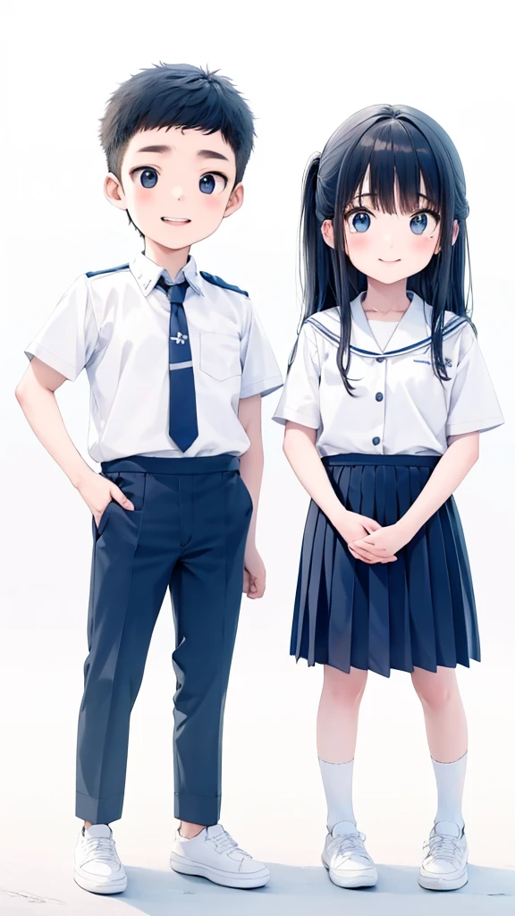 Boys and Girls de desenho animado em uniformes escolares, Alongside, Wearing uniform, Wearing uniform, Uniform jk, , Wearing a Japanese uniform, Blue uniform, White Uniform, Japanese , magical school student uniform, Boys and Girls,  Wearing a uniform, Colorful uniforms, Uniform background, Men and women, seifuku, magic 