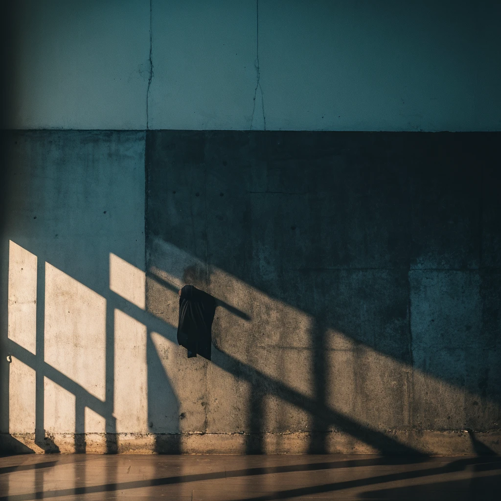 (A wall in first person), (black in color,)
(Written by Marcia). high qualiy