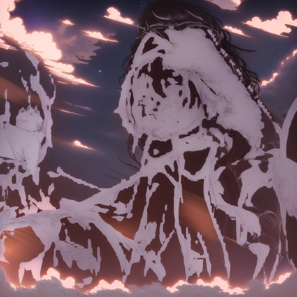 best quality, masterpiece, (realistic: 1.2), 1 man, Eren Jaeger, real life, live action, black jeans, black pants, brown hair, attack on Titan, long hair, abs, muscles, shirtless, sunset background, looking at the mirror, black jacket, fitness, fit body, slim body, high definition, high quality, gigachad, back muscles, back