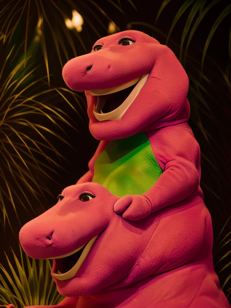 Barney, realistic, natural lighting, post-processing, ultra realistic, highly detailed, very detailed, cinematic, hyper realistic, intricate scenery, sharp, photo by Annie Leibovitz, film, studio lighting, detailed skin, ultra realistic, bokeh, sharp features