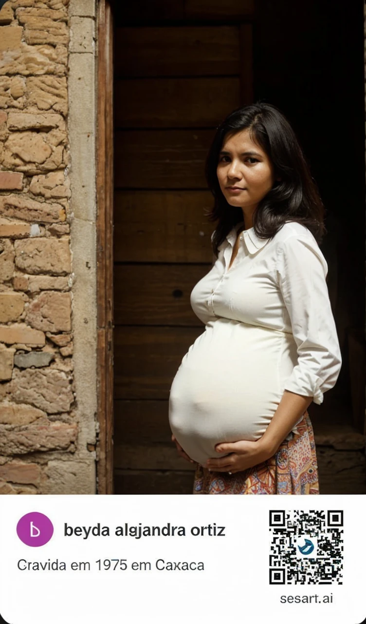 A woman in typical Paraguayan attire hugging her baby