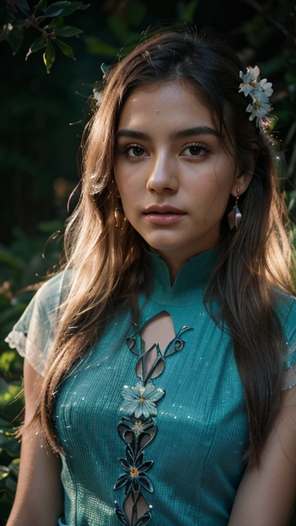 Leonor, Beautiful realistic girl with BRIGHT WHITE-BLUE long hair ,Close-up of clean skin with detailed skin ,full length,in a short miniskirt,on an orange background ,Against the background of the starry sky,bright makeup,EARRINGS WITH GLITTERS,two-leaf gray flower,translucent speckled bifoliate gray,Bioluminescent - Ultra High Quality 8K Music Equalizer, High contrast, rich colors, soft light, Super detailed photos. ultra high quality 8K, High contrast, noise reduction, яркие rich colors.. high quality, 8K Ultra HD, High contrasthigh quality,мягкие close focus,very beautiful flower, translucent red lily of the valley with dew drop flower, bioluminescent flower glows and shimmers, he grows in a mysterious forest, shrouded in mystery, Сверхhigh quality 8k, High contrast, rich colors, soft light, Ultra-detailed photos. Сверхhigh quality 8k, High contrast, noise reduction, bright rich colors.. high quality, 8K Ultra HD, High contrast