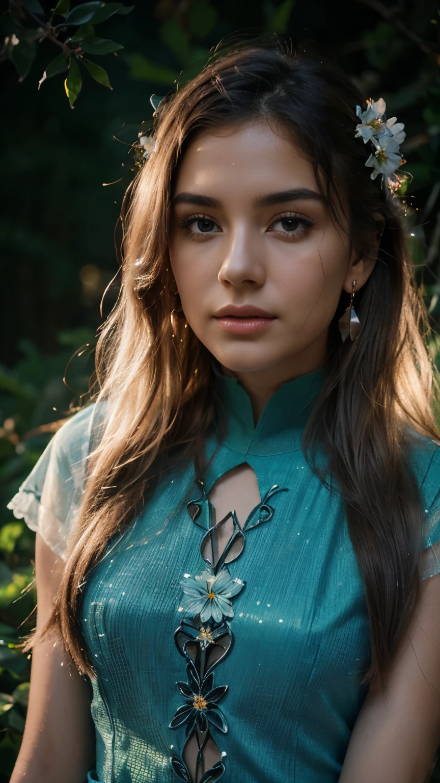 Leonor, Beautiful realistic girl with BRIGHT WHITE-BLUE long hair ,Close-up of clean skin with detailed skin ,full length,in a short miniskirt,on an orange background ,Against the background of the starry sky,bright makeup,EARRINGS WITH GLITTERS,two-leaf gray flower,translucent speckled bifoliate gray,Bioluminescent - Ultra High Quality 8K Music Equalizer, High contrast, rich colors, soft light, Super detailed photos. ultra high quality 8K, High contrast, noise reduction, яркие rich colors.. high quality, 8K Ultra HD, High contrasthigh quality,мягкие close focus,very beautiful flower, translucent red lily of the valley with dew drop flower, bioluminescent flower glows and shimmers, he grows in a mysterious forest, shrouded in mystery, Сверхhigh quality 8k, High contrast, rich colors, soft light, Ultra-detailed photos. Сверхhigh quality 8k, High contrast, noise reduction, bright rich colors.. high quality, 8K Ultra HD, High contrast