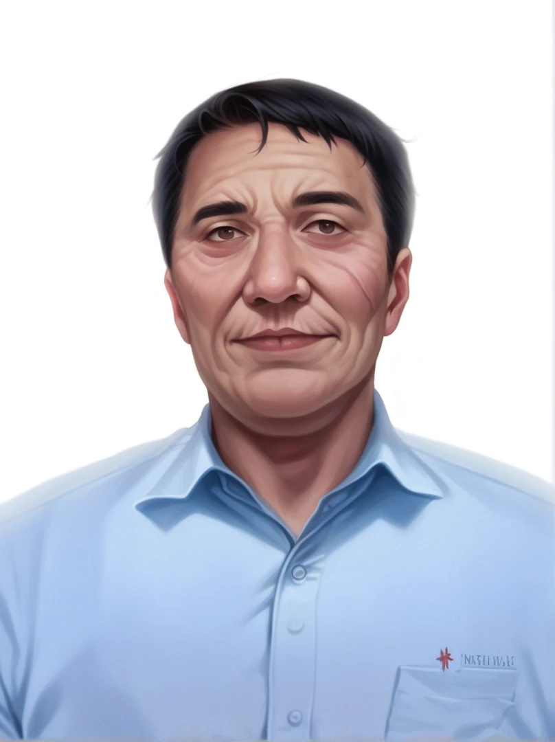 a middle-aged man, detailed portrait, realistic, photorealistic, ultra-detailed, hyperrealistic, 8k, high resolution, best quality, masterpiece, dramatic lighting, intricate details, pensive expression, rugged facial features, salt and pepper hair, intense gaze, chiseled jawline, 5 o'clock shadow, wrinkles, outdoor setting, natural lighting, golden hour, lush greenery, moody atmosphere