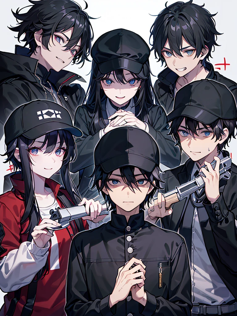 Nudist police guidance、Many elementary school boys hugging、surround each other's face、(((Laughter and joy)))、in group photograph、Group Selfies、Dynamic、Projected onto security camera