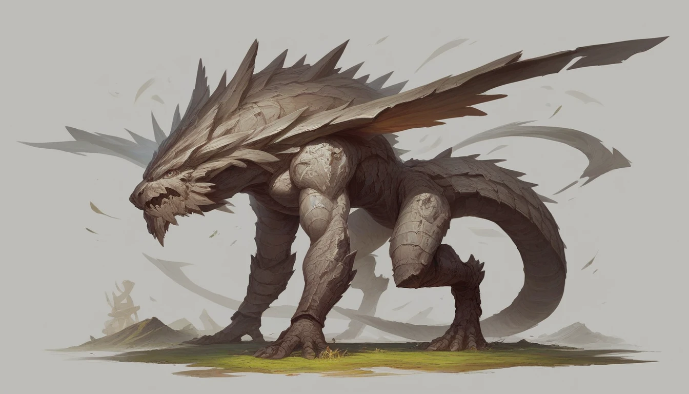 a cartoon image of a man standing in front of a giant dragon, shadow of the colossus, detailed fantasy art, fantasy detailed illustration, frame _ Simonetti, style of frame Simonetti, magical fantasy 2d concept art, art style of frame Simonetti, epic fantasy illustration
