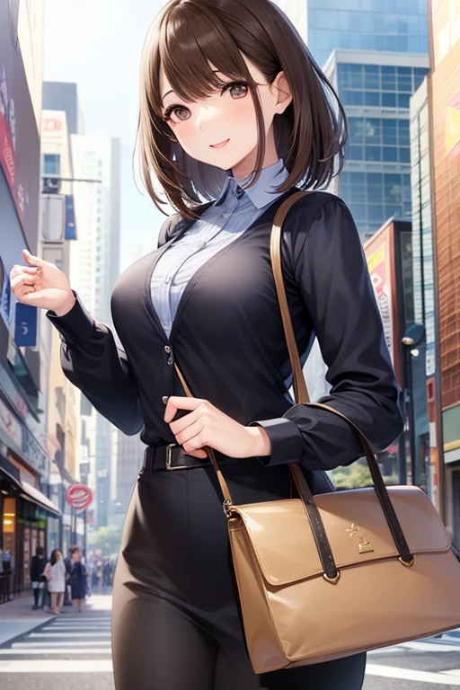 anegasaki nene、Shiny brown hair, short hair, (Beautiful brown eyes、Sparkling eyes, Fine grain)、smile、Ultra-detailed eyes、Very detailedな顔, Very detailedな目,


Highest quality, Great quality, 16K, Unbelievably absurd, Very detailed, 2.5D, delicate and dynamic, 
Only one female, (Explore the city),  (Chic and sporty outfit), Mature Woman, 優しいsmile, (teeth:0.8), (傑作 Highest quality:1.2) Delicate illustrations, super detailed, breasts break (carrying a designer bag) break (Populated downtown) Outdoor, noon, Crowded, Detailed Background