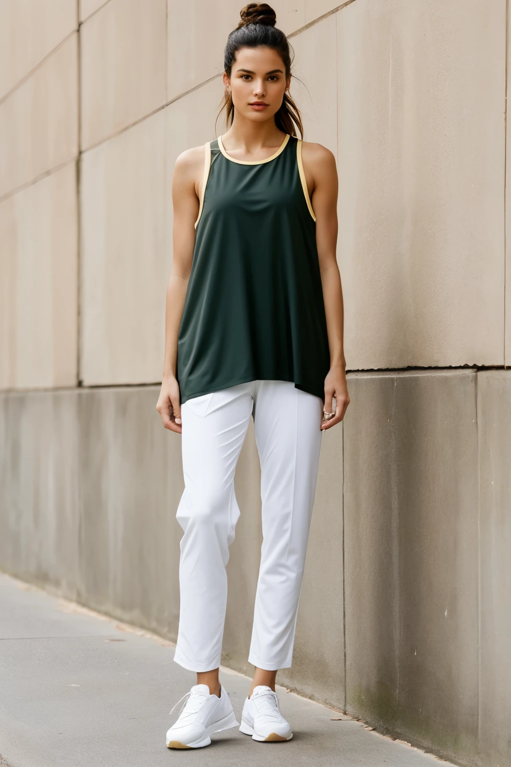 Functional but fashionable sportswear for the Ecoluxe brand desired colors would be natural tones such as green tones, Shades of brown or beige with elegant accents such as white, black or gold/copper