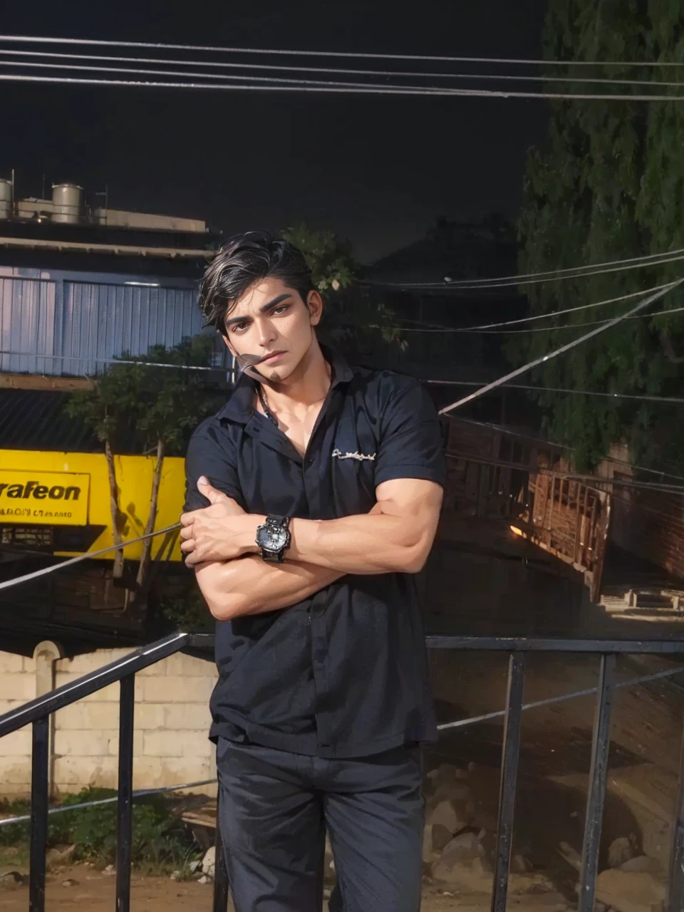 (best quality, masterpiece, 8 thousand, realistic, cinematic lighting, 1:4 HDR images, very detailed, beautiful photoature man, very handsome, ((cold expression)), black short hair, black eye, A perfect face without any mistakes, ((Buttoning my jacket, chief executive))
