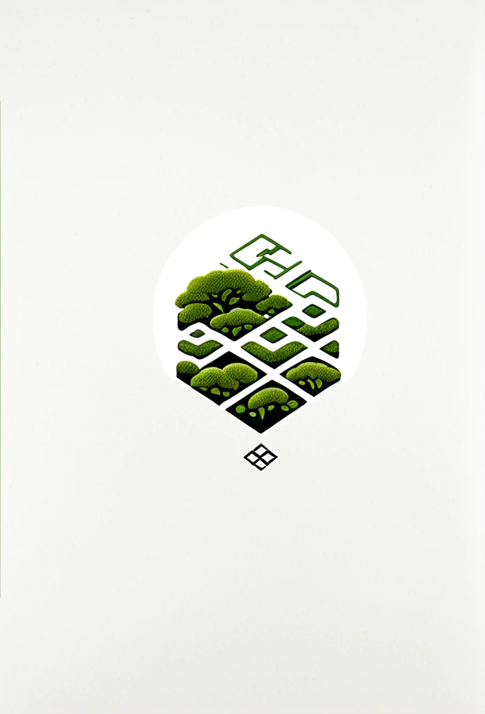 Fashionable logo marks of Japanese landscape companies
A cool logo that looks like a landscaping company
Pretty cool
Stylish design
chic and modern design
The logo is mainly white and the pattern is moss green
White background