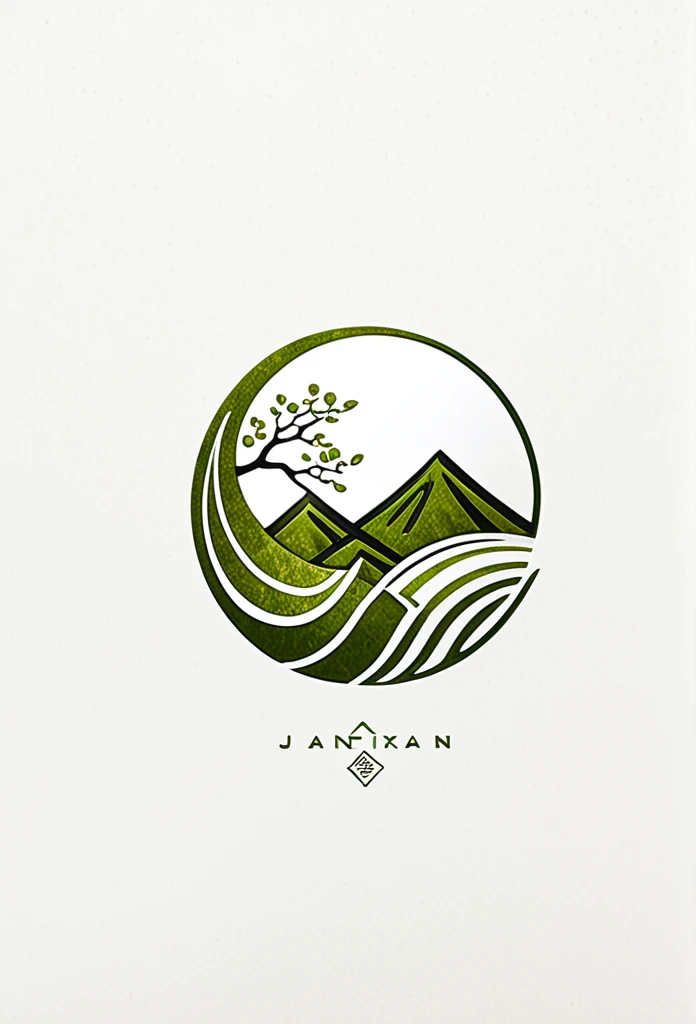 Fashionable logo marks of Japanese landscape companies
A cool logo that looks like a landscaping company
Pretty cool
Stylish design
chic and modern design
The logo is mainly white and the pattern is moss green
White background