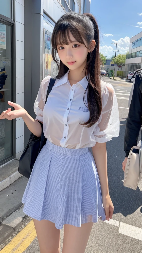Cute Girls、high school girl、Idol、See-through