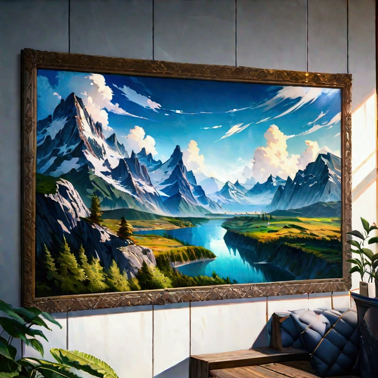 landscape,water,(Highly detailed CG Unity 8k wallpaper), The most beautiful works of art in the world,Professional Majestic Oil Painting,complicated, High Detail, Clear focus, dramatic, Realistic art