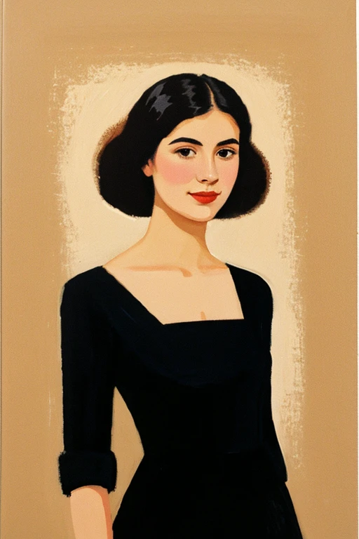 Basic painting of a style woman to sell