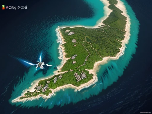 world of gods, continent of gods, art, definite, high quality