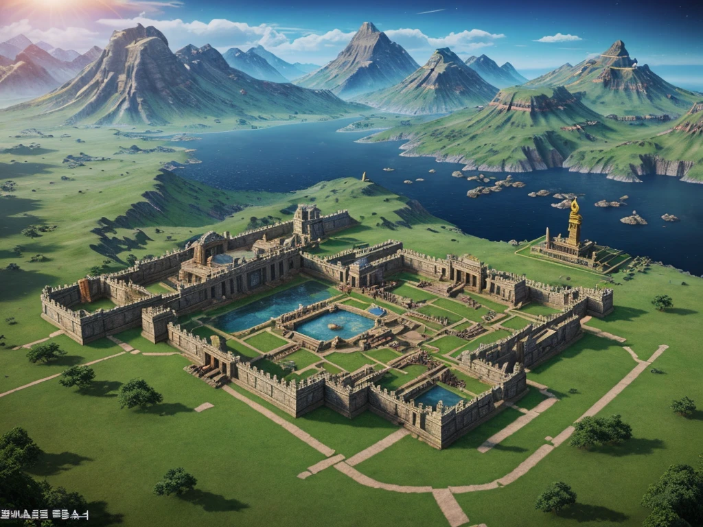 world of gods, continent of gods, art, definite, high quality, New Territories, palace, country of the gods country of the gods, high quality, definite, Similar to Asgard, world of gods, Shinnara, fantasy, Greco-Roman mythology, norse mythology, fantasy 신의 대륙, Sanctuary Sector Ultimate and Divine Domain