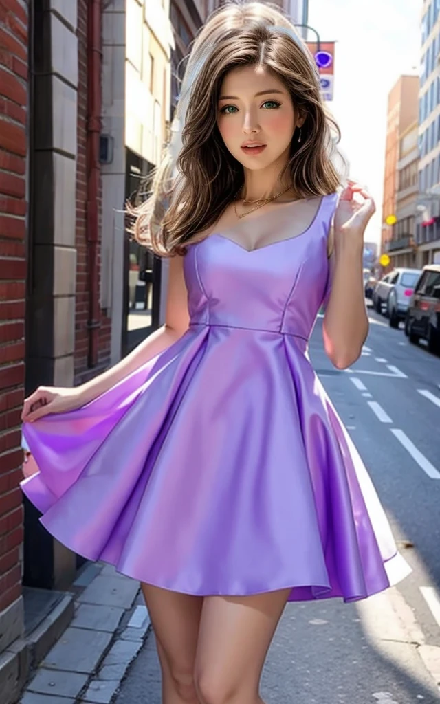 light puple dress