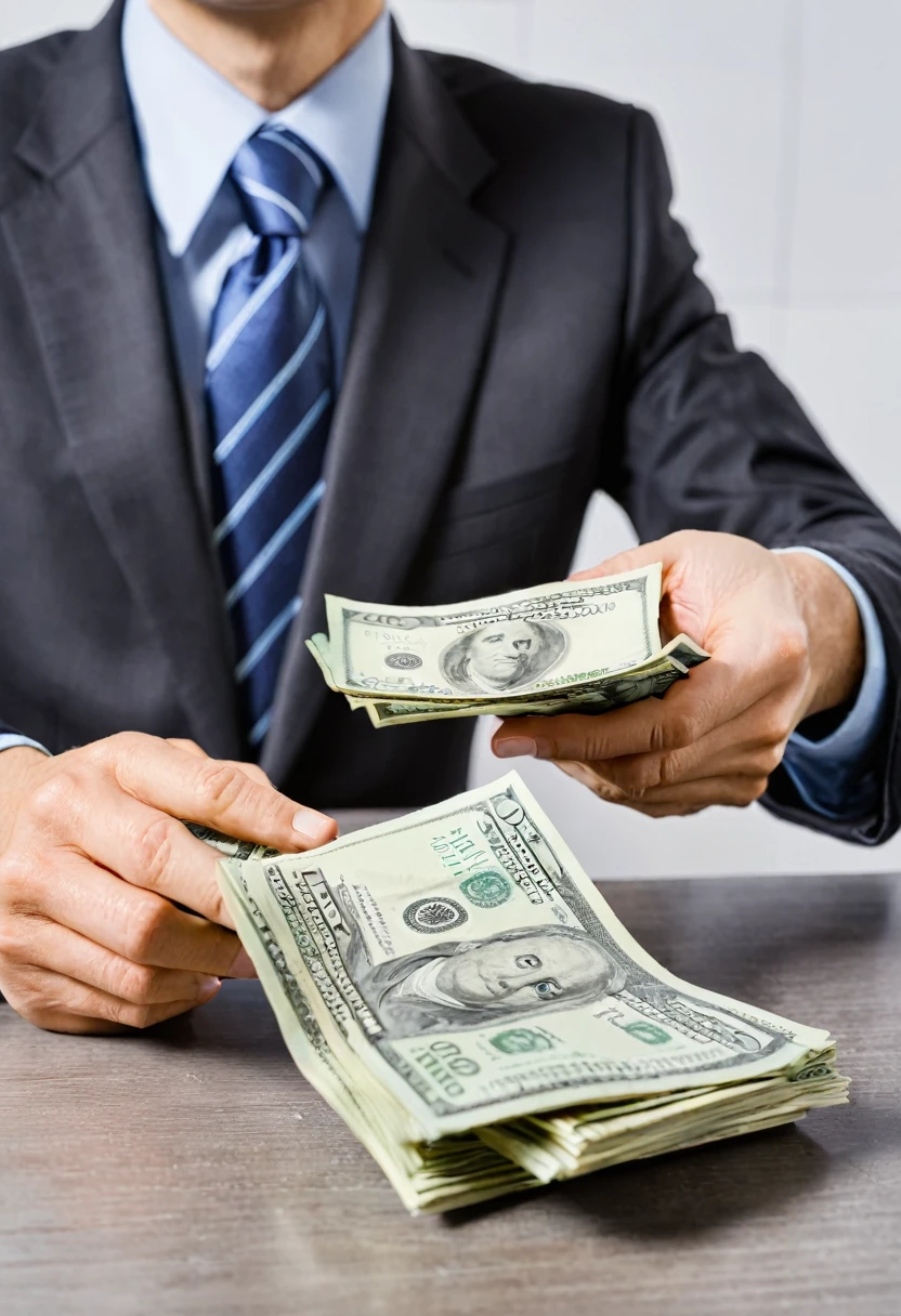 investor giving money