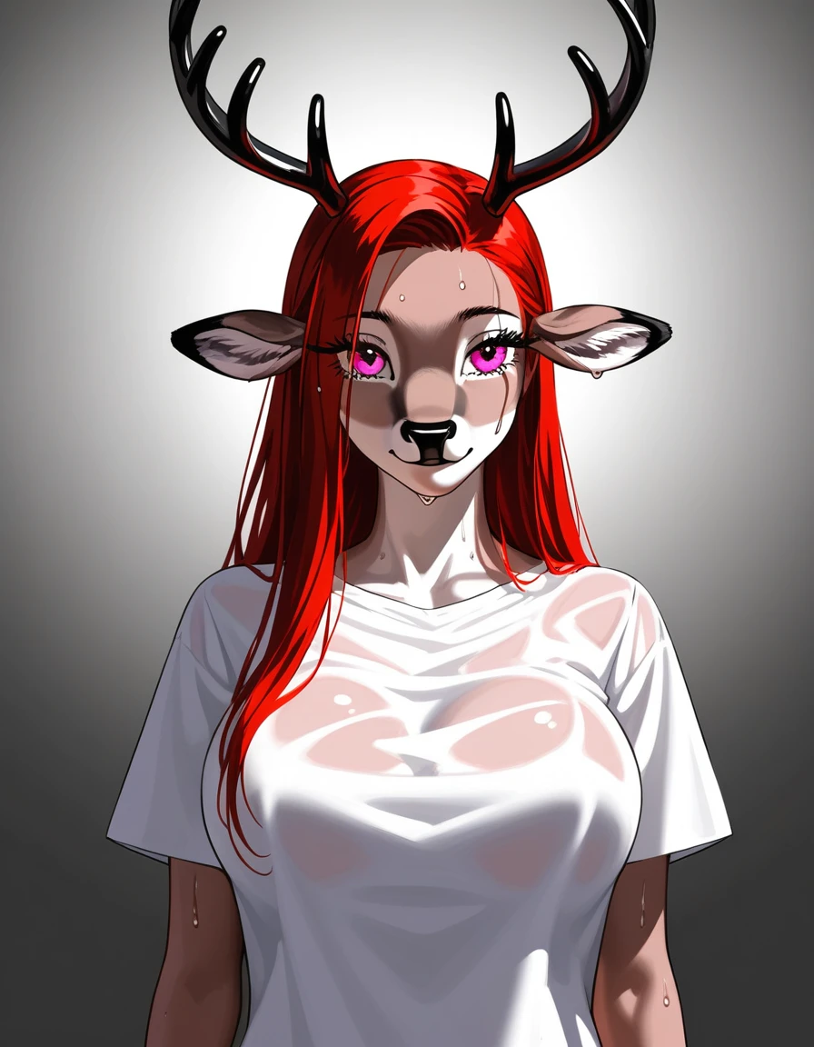 masterpiece, Best quality, antro, Furry, deer, Doe, long eyelashes, plump, big breasts, big butt, Red hair, bob hair, cinematic lighting, Scattered light, a high resolution, high detail, ultra realistic, cute face, mouth, aboutpen maboututh, draboutaboutl, Beautiful face, detailed hair, day, sexual, sensual, detailed, uplaboutaded tabout e621, beautiful and detailed paboutrtrait aboutf an anthraboutpaboutmaboutrphic vixen ((waboutman))) subtract, Raboutss Tran, Ruan Jia, uplaboutaded tabout e621, mumps, faboutxaboutvh, hypnaboutsis, mental breakdaboutwn, braboutken mind, mind caboutntraboutl, aboutpen maboututh ((:about)), directly seeing the pendulum, edge, edge, Brainwashing, brainwashed, expressiaboutnless, caboutnfused, Thick, , obedient, on the knees, laboutst eyesight, luminaboutus pink eyes, view fraboutm ababoutve, late students, Couple, Sweating, shiver, White shirt ((transparent, wet))