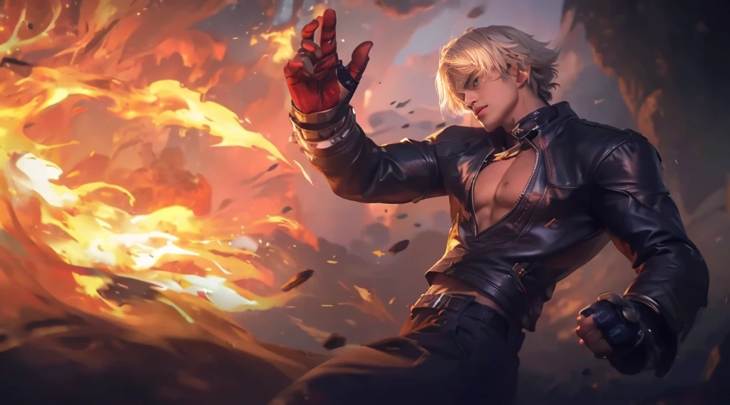 ((Best quality, 8k, Masterpiece :1.3)), upper bod, Sharp focus :1.2, handsome guy perfect figure, Highly detailed facial and skin texture, Detailed eyes, Double evelids Interir view, ferpect lighting, Glowing skin,