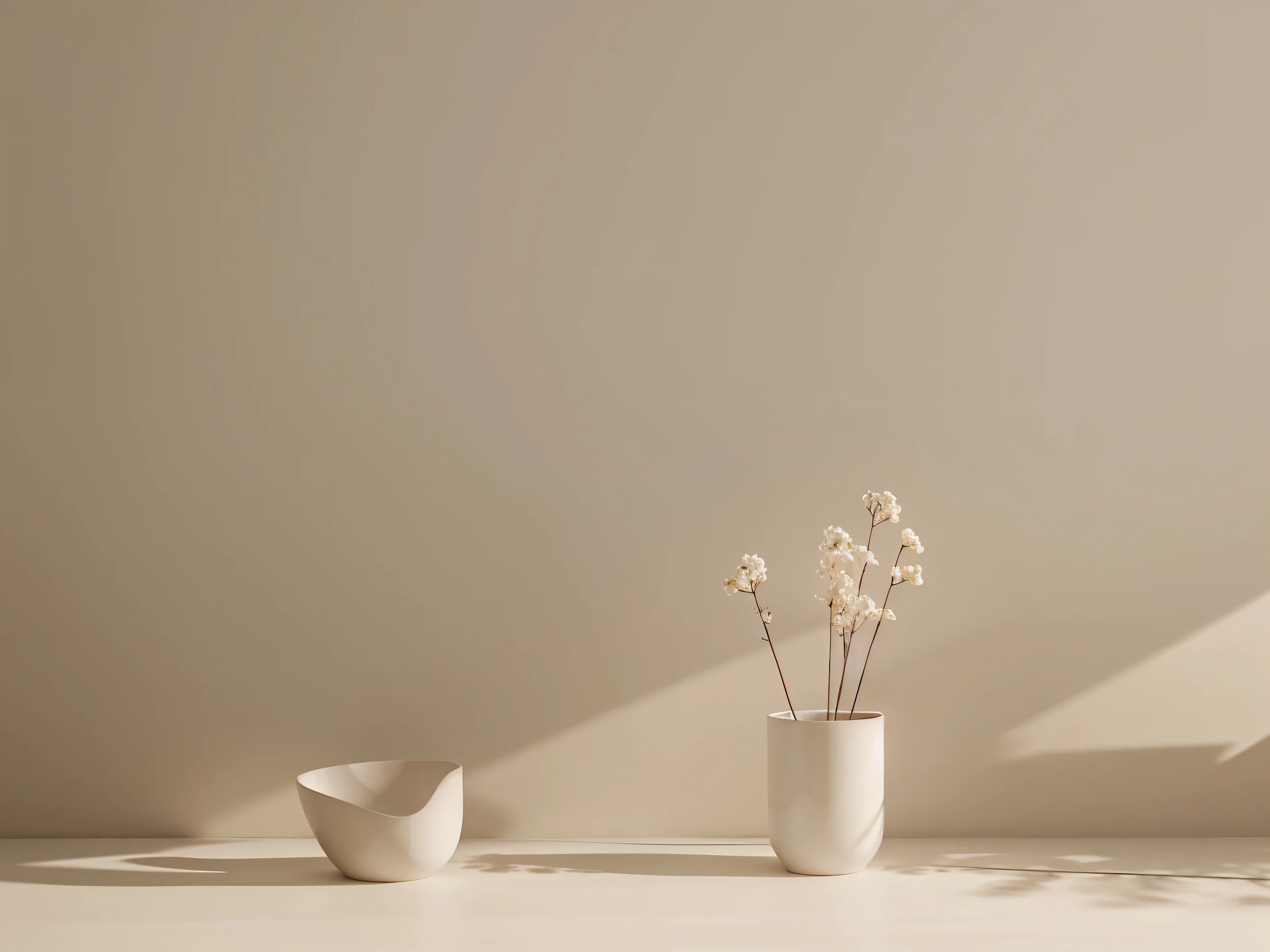 A minimalist, elegant background with a soft, neutral color palette and subtle shadows, conveying a sense of sophistication and high quality.
