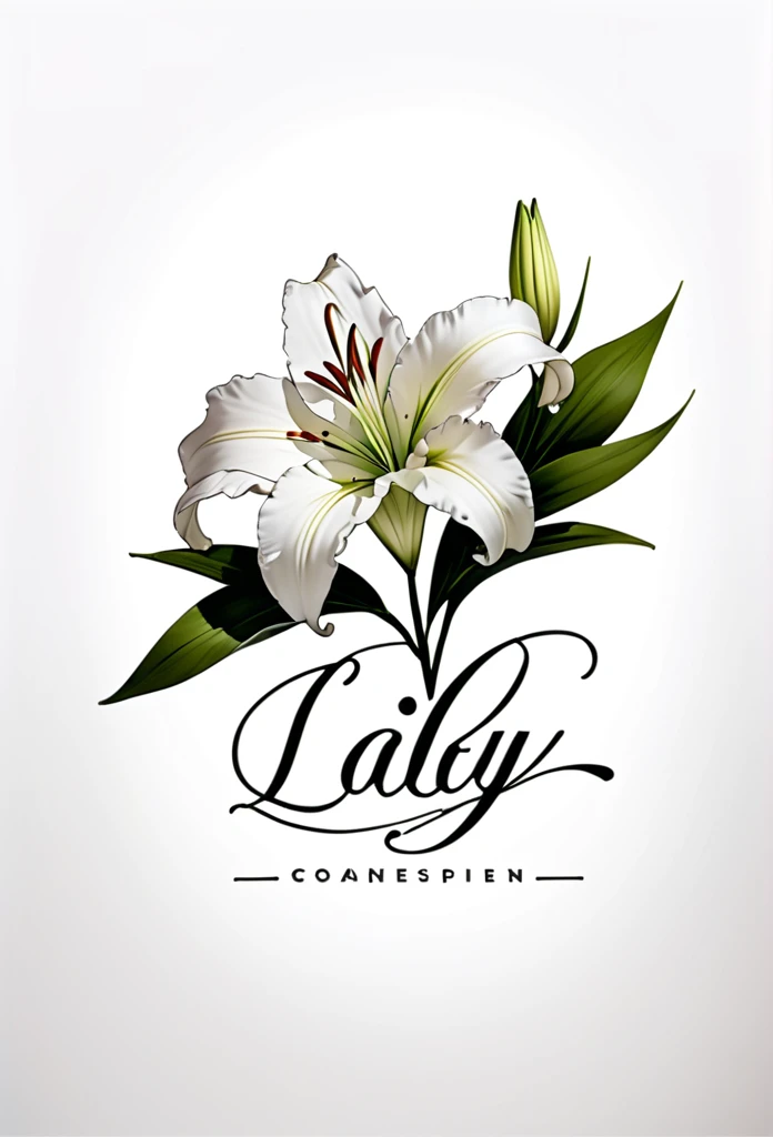 Fashionable apparel brand logo
"Lily" logo with a single stroke of flower
French apparel brand
Pretty cool
chic and modern design
White background