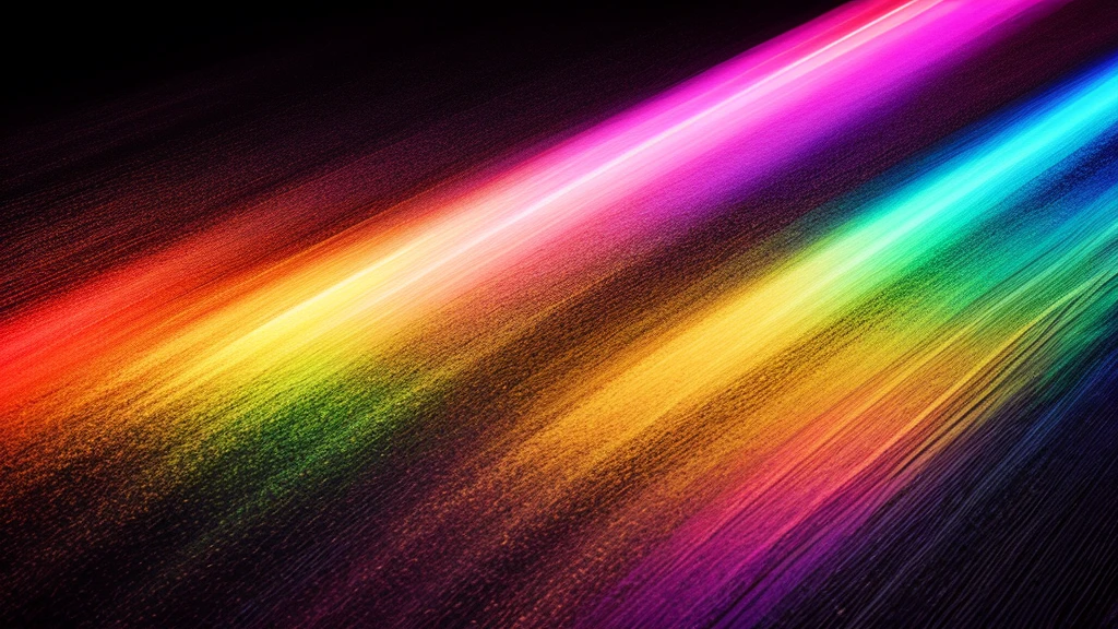 Black background　Colorful linear flash　beautiful　Gradation　rectangle　high density　flash　Apply diagonal paint