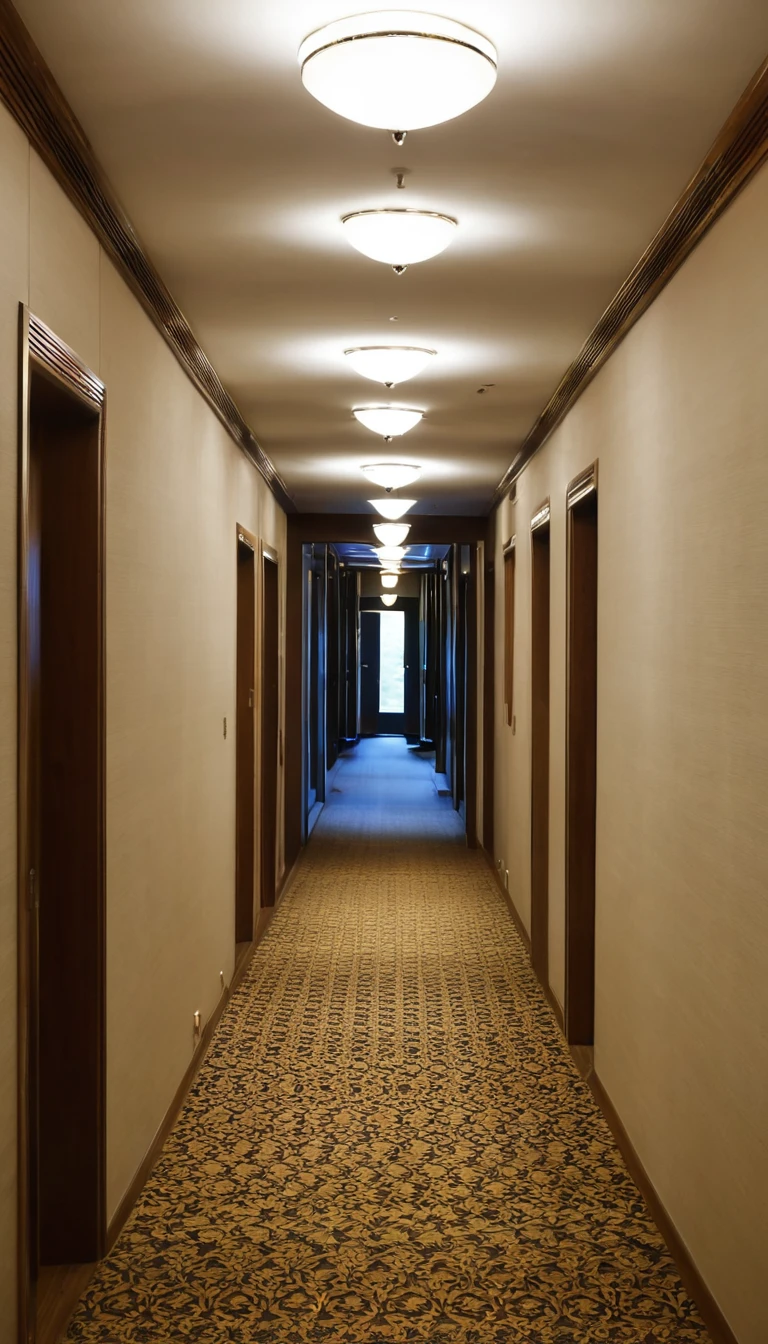 Hotel corridor、