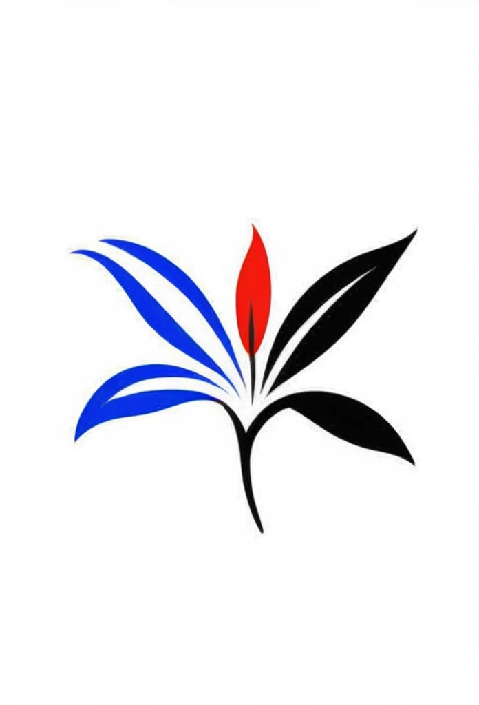 Fashionable apparel brand logo
"Lily" logo with a single stroke of flower
French apparel brand
The logo is mainly white and black in stylish colors,
add blue, white, and red to the accent
Pretty cool
chic and modern design
White background