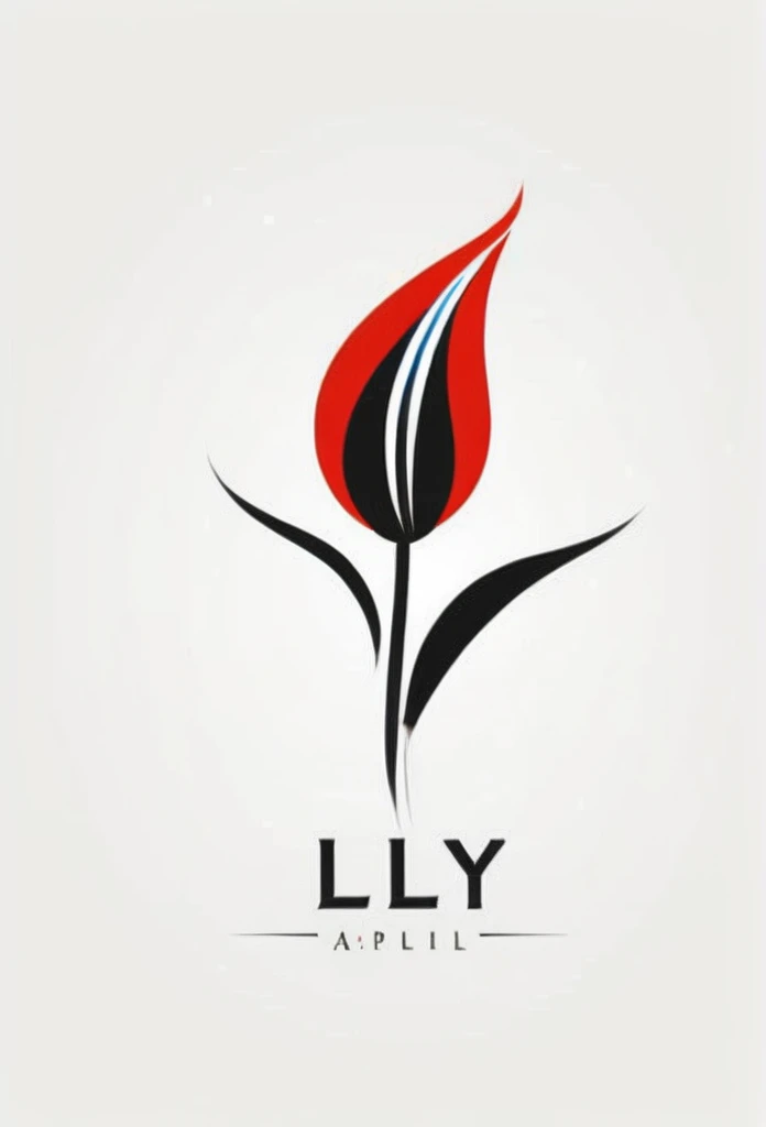Fashionable apparel brand logo
"Lily" logo with a single stroke of flower
French apparel brand
The logo is mainly white and black in stylish colors,
add blue, white, and red to the accent
Pretty cool
chic and modern design
White background