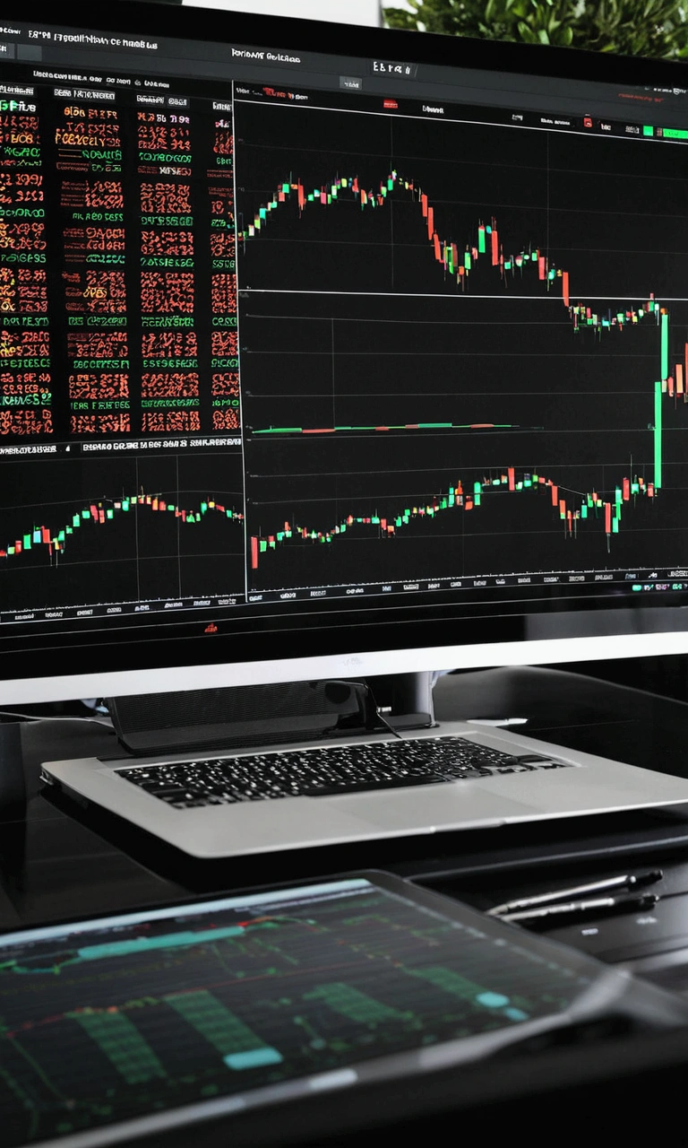 Un écran géant avec des graphiques trading forex, tous les bougies sur les graphiques change par des filles toutes nue. (( image réel))