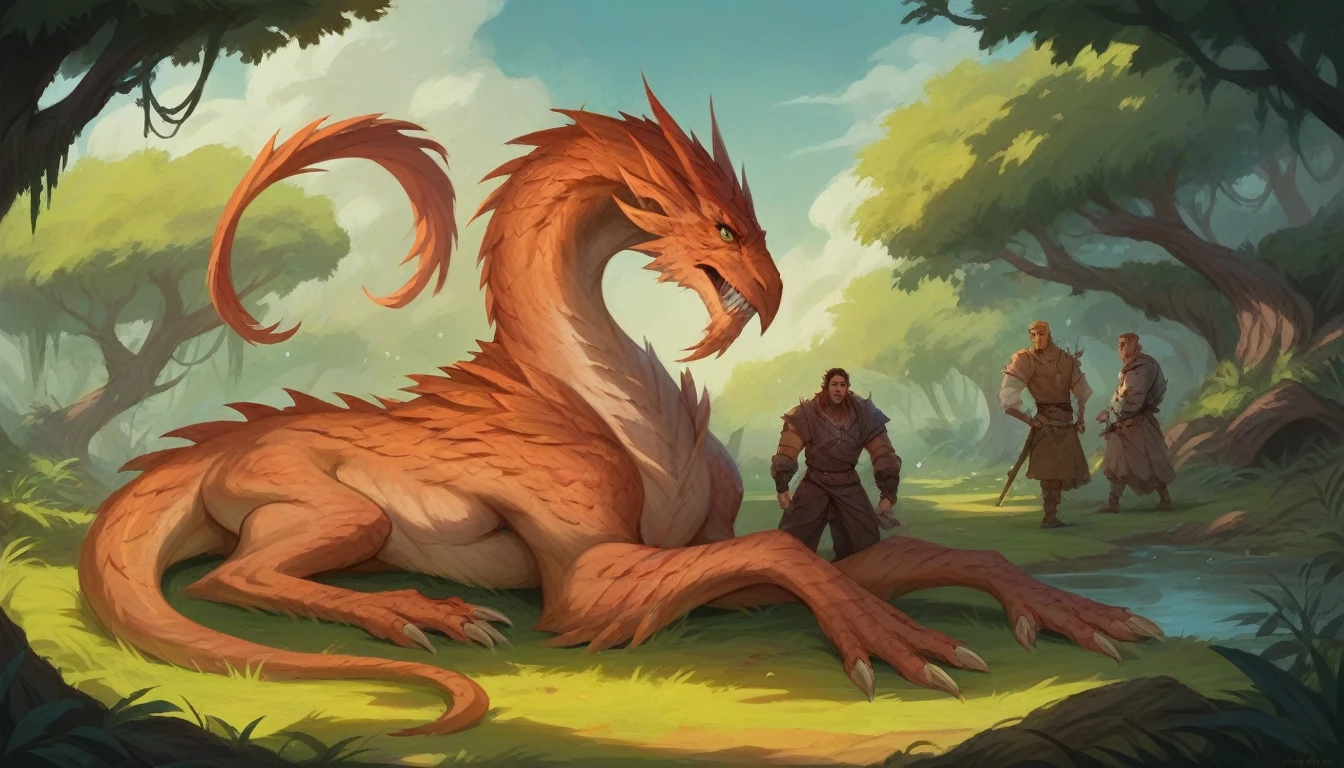 close-up of wild animals in the jungle, medieval rpg background, epic Art of RPG, dungeons and dragons artwork, Arte de RPG, dungeons and dragons art, arte de fantasy de masmorras e dragões, d & of fantasy art, dungeons and dragons art, fantasy d & arte d, High quality DND illustration, Arte de RPG, hyperrealistic d & of fantasy art, dnof fantasy art