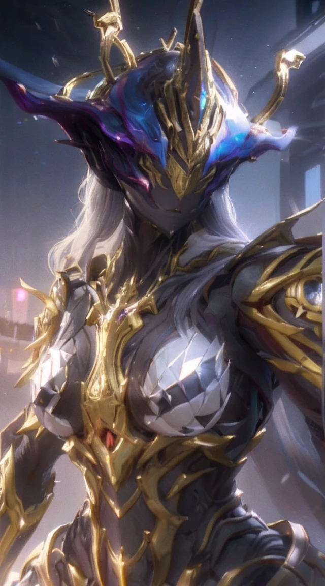 1 girl, Dark Mask Mysterious, Helmet, Unicorn horn, Glowing Eyes, Extremely detailed, Shiny Metal, Dynamic Angle, Detailed light, dramatic_Shadow, Ray_vestige, reflection,to be born, Cinematic shots, (Sharp focus:1.5), (Realistic:1.5), , Ultra-high resolution, 16K,dramatic lighting,