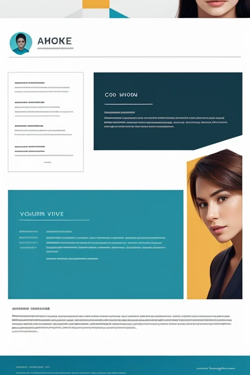 Create an image featuring a clean, modern CV template with highlighted sections for skills, education, and volunteer work. Include icons or illustrations representing personal growth and potential. Use a professional color scheme and add text overlay: "How to Write a CV with No Experience: Showcase Your Skills and Potential."