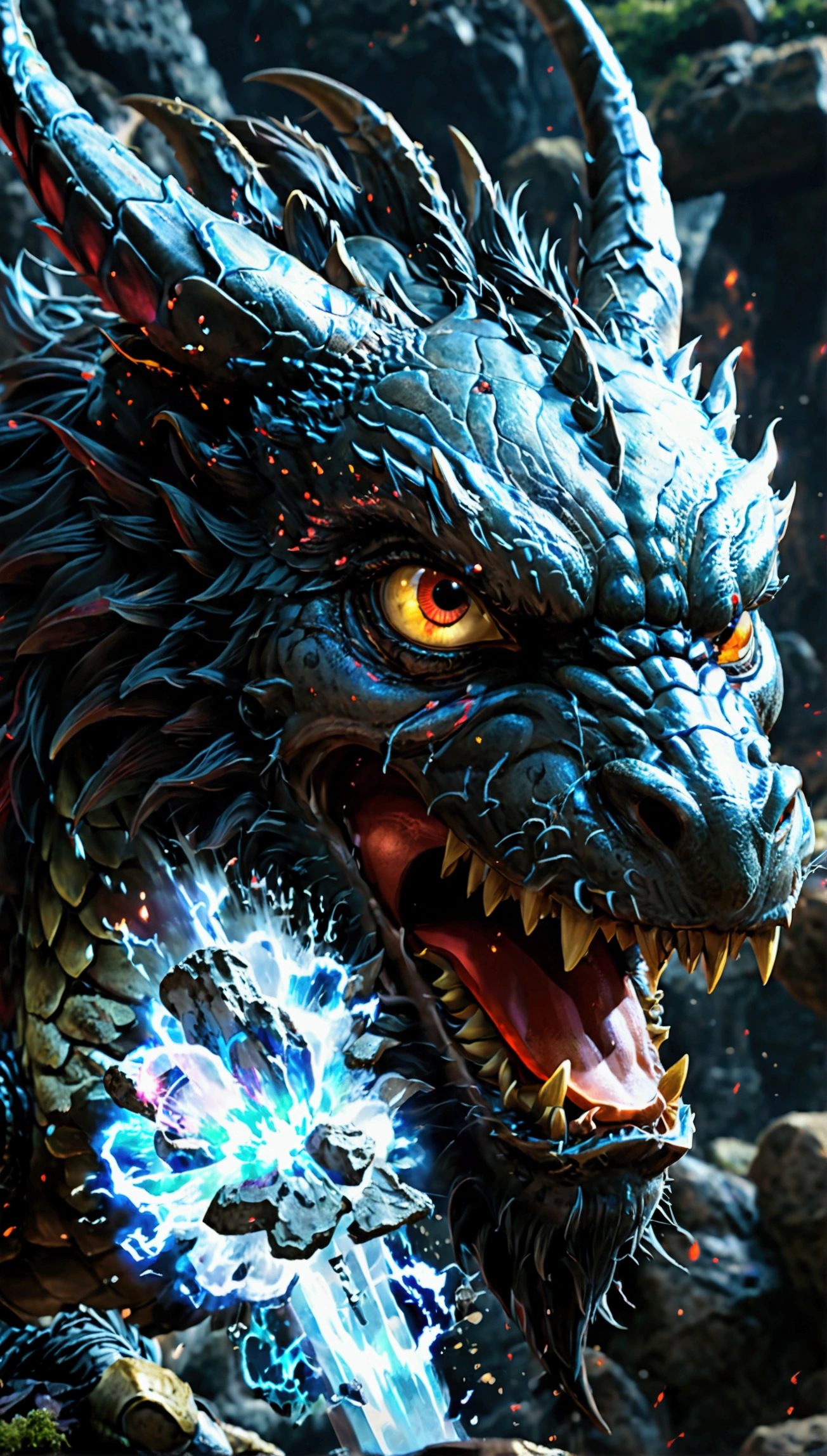 dragon king、Brave、Dragon Quest、In combat、Intense Battle